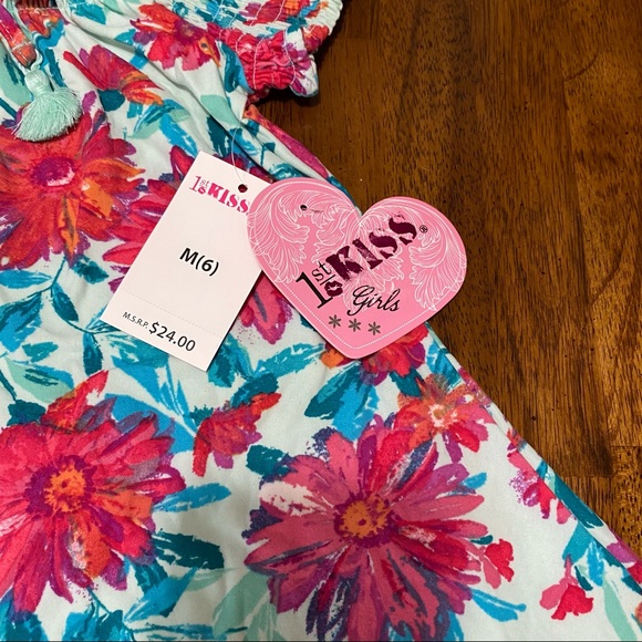 Girls flowered spring dress - Picture 3 of 4